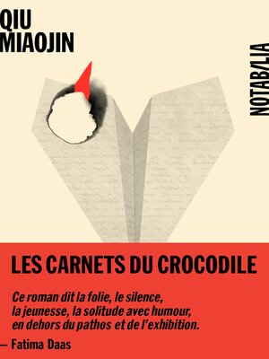 cover image of Les carnets du crocodile